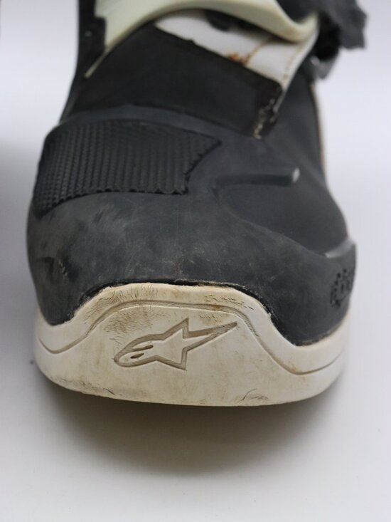 Alpinestars Youth Tech 3s Mens 7 Motocross Dirt Bike Offroad Boots Black/White main image 4